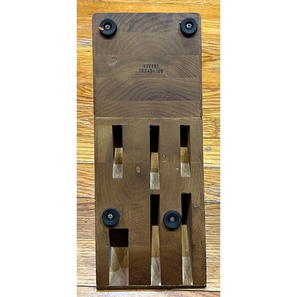 HENCKELS Dynamic Knife Block Set, 6 Pieces, Brown - Picture 2 of 9